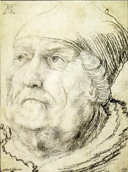 Head of an Old Man, c.1525 - 格呂内華德