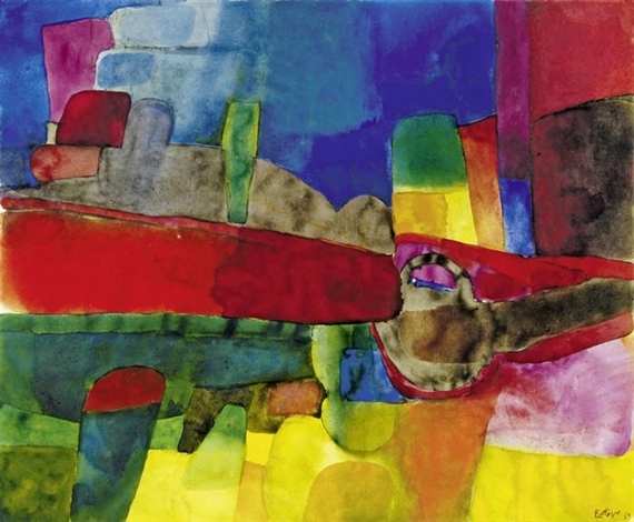 Composition (1013-A-1969), 1969 - Maurice Estève