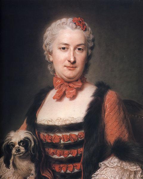 Anne Charlotte de Maillet de Batilly, marquise de Courcy - Моріс Кантен де Латур