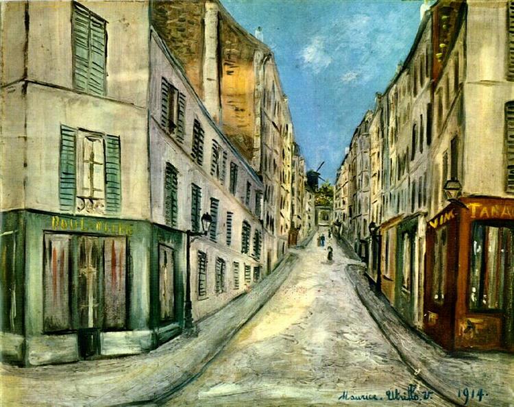 Paris Street - Maurice Utrillo