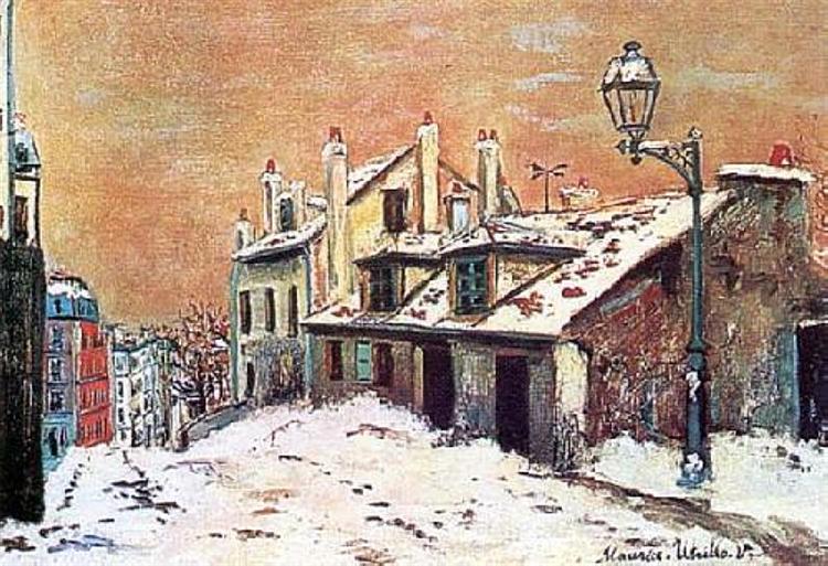 Winter Scene - Моріс Утрілло