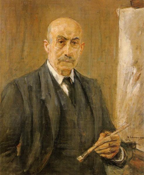 Self-Portrait with palette, 1912 - Макс Либерман