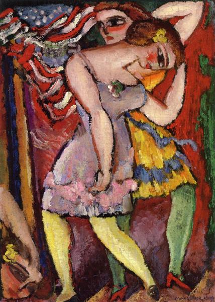 Burlesque, 1909 - Макс Вебер