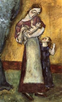 Mother and Children - Max Weber