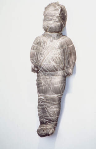 Untitled (doll wrapped in gray fabris) - Мей Вілсон