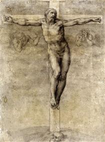 Study to Crucifixion - Микеланджело
