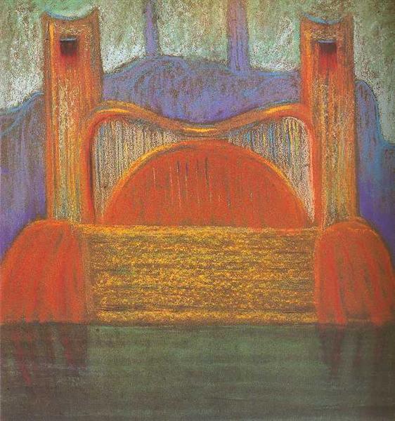 Потоп (IV), 1904 - Мікалоюс Чюрльоніс