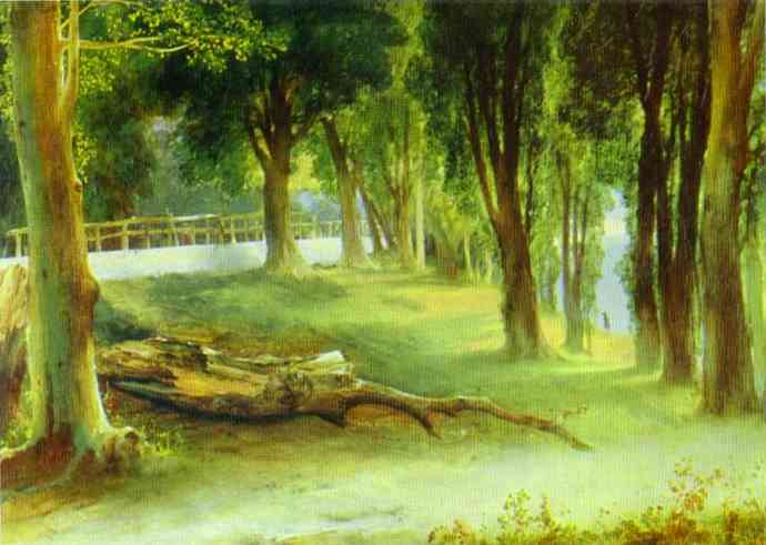 Albano. White Wall, 1837 - Михайло Лебєдєв