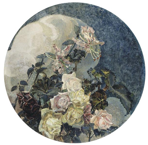 Roses and orchids, 1894 - Mikhail Vrubel