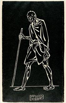 Gandhi March (Bapuji) - Nandalal Bose