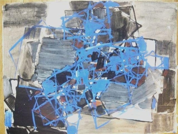 Composition Geometrique, 1964 - Natalia Dumitresco