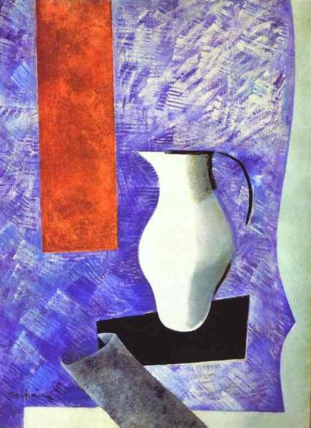 Still Life with a White Jug, 1919 - Nathan Altman