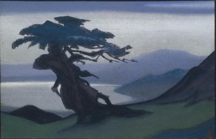 A tree, 1944 - Nikolai Konstantinovich Roerich