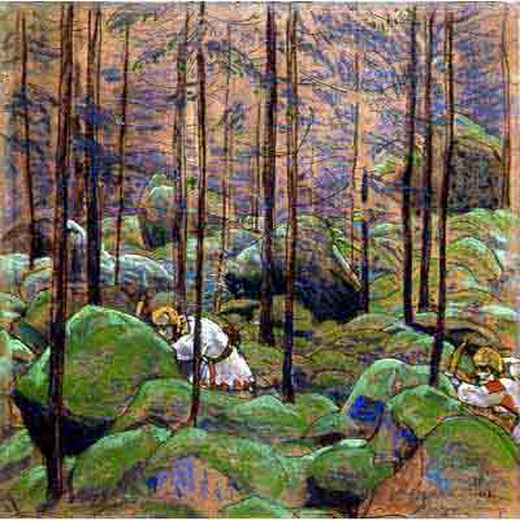 Archers, 1908 - Nicolas Roerich