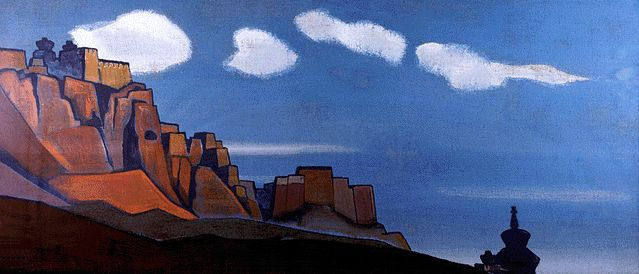 Bonpo stronghold, 1933 - Nikolái Roerich