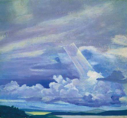 Облака над просторами, 1917 - Николай  Рерих