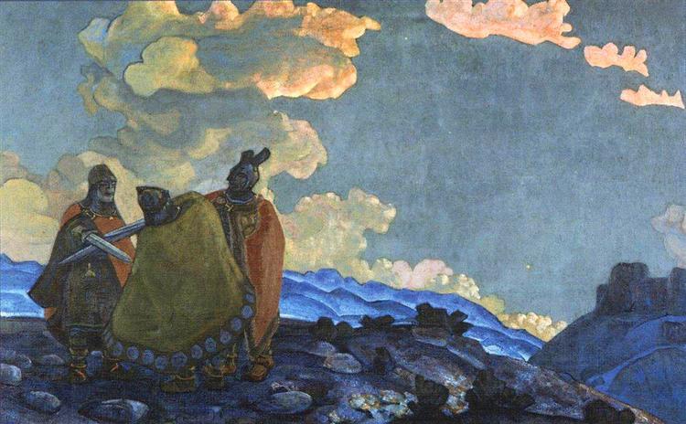 Crowns, 1914 - Nicholas Roerich