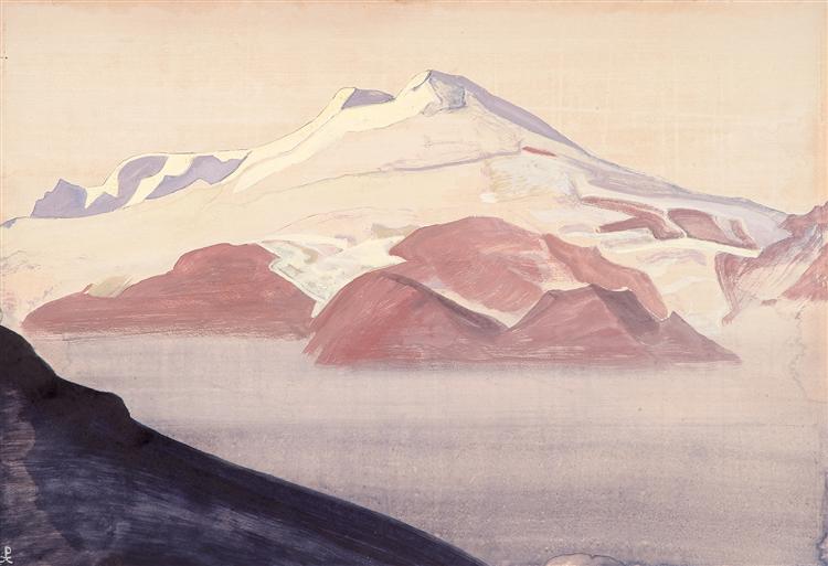 Elbrus, Caucasus., 1933 - Nikolái Roerich