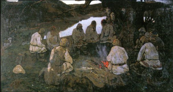 Elders Gathering, 1898 - Nicolas Roerich