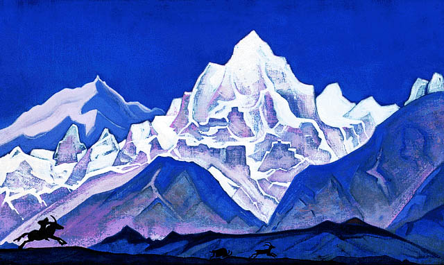 Hunting, 1937 - Nikolái Roerich