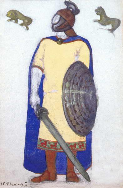 Knight, 1912 - Nikolái Roerich