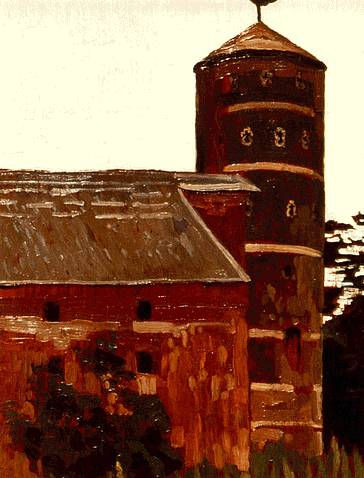 Ковно. Замок хрестоносців на Немані біля Юрбурга., 1903 - Микола Реріх