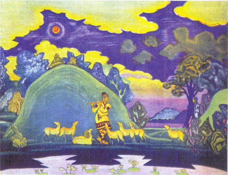 Krishna-Lel, c.1935 - Nikolai Konstantinovich Roerich