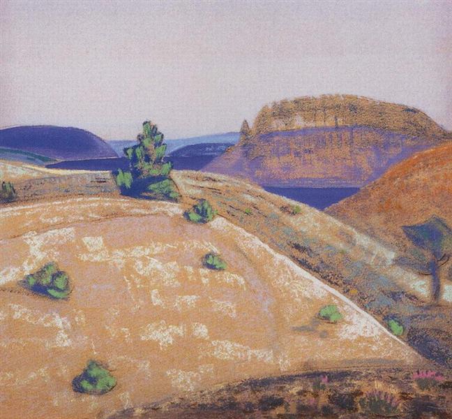 Landscape, c.1915 - Nikolai Konstantinovich Roerich