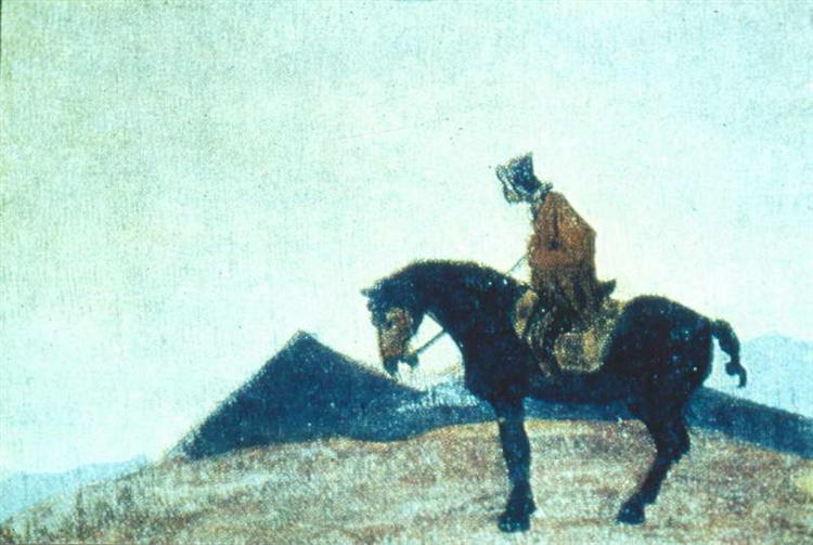 Mongolian rider, 1931 - Nicholas Roerich