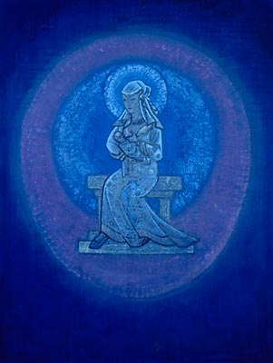 Mother of Turfan, 1924 - Nicolas Roerich