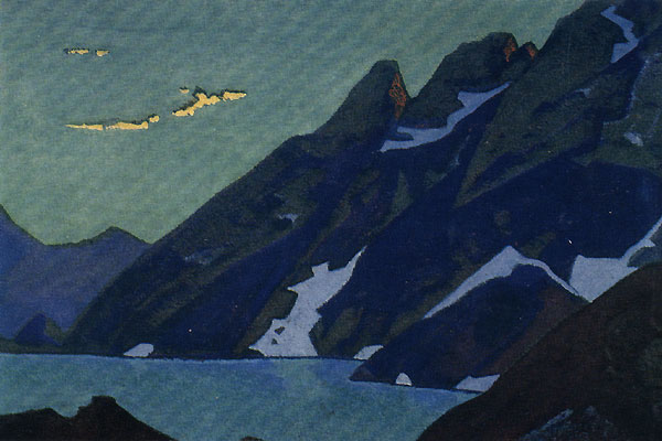 Nag Lake. Kashmir., 1937 - Николай  Рерих