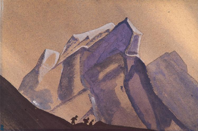 Pass. Tempest. Secret path., 1936 - Nikolái Roerich