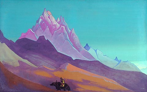 Pilgrim, 1932 - Nikolái Roerich