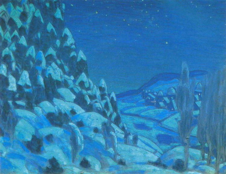 Prologue. Forest., 1908 - Nikolai Konstantinovich Roerich