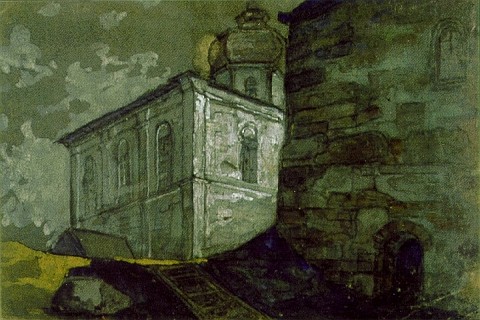 Rostov Veliky. Kremlin., c.1903 - Николай  Рерих