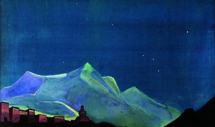 Royal monastery, 1932 - Nicholas Roerich