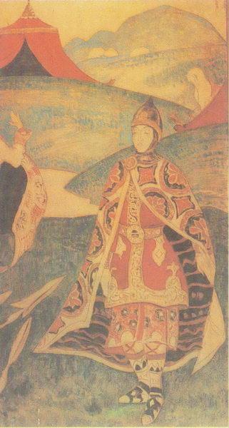 Russian warrior, 1906 - Nicolas Roerich