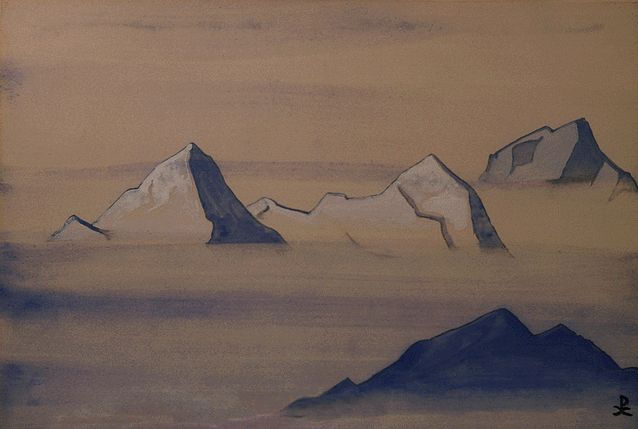 Sacred Himalayas, 1933 - Nikolái Roerich