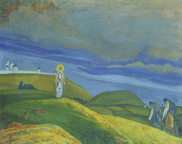 Saint Nicholas, 1914 - Nikolai Konstantinovich Roerich