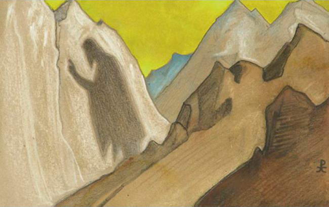 Shadow of the Teacher - Nicolas Roerich