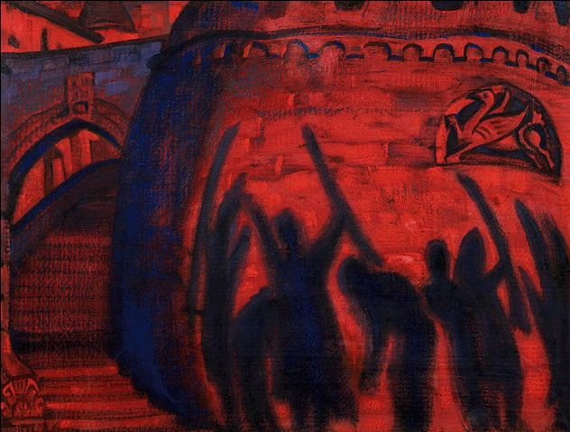 Shadows, 1916 - Nikolai Konstantinovich Roerich