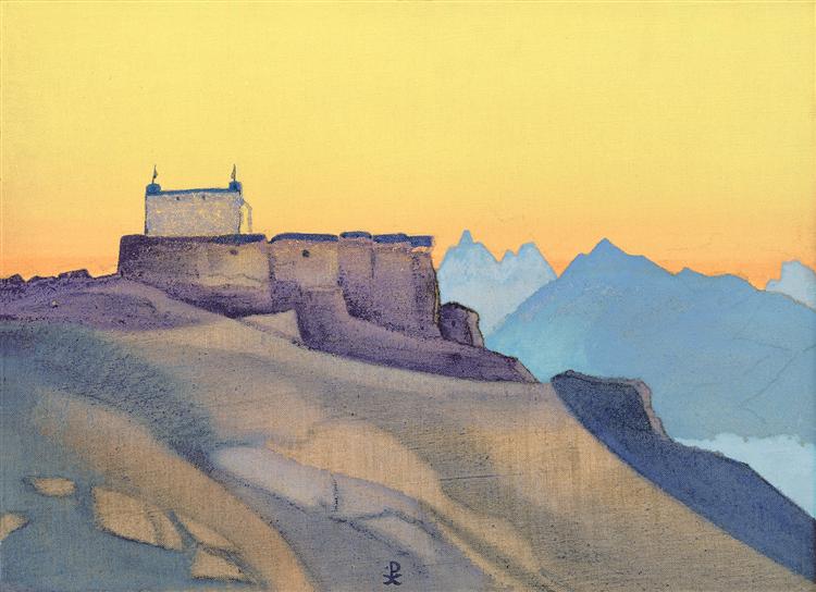 Sissu Monastery, 1932 - Nikolai Konstantinovich Roerich