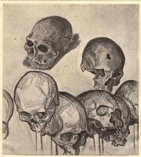 Skulls, 1901 - Nikolái Roerich