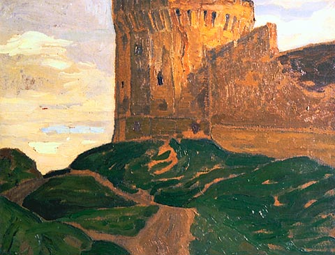 Smolensk. Tower., 1903 - Nicholas Roerich