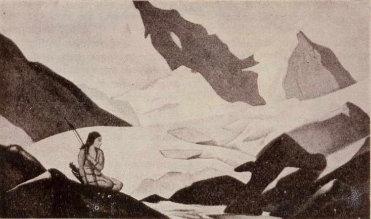 Snow maiden, c.1938 - Nicolas Roerich