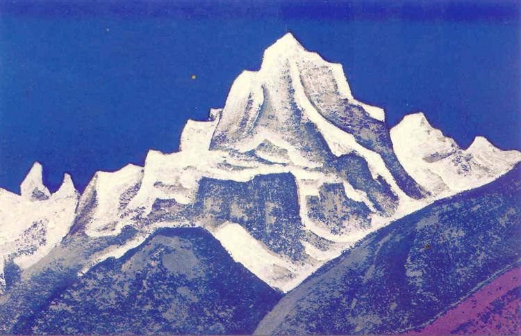 Study of mountains - Nikolai Konstantinovich Roerich