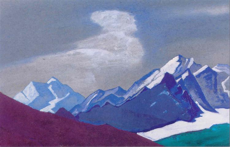 Study of mountains - 尼古拉斯·洛里奇