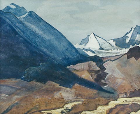 Study to"Ienno-Guio-Dia - friend of travelers", 1925 - Nikolai Konstantinovich Roerich