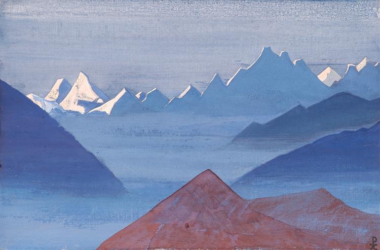 Sunset, 1931 - Nikolái Roerich