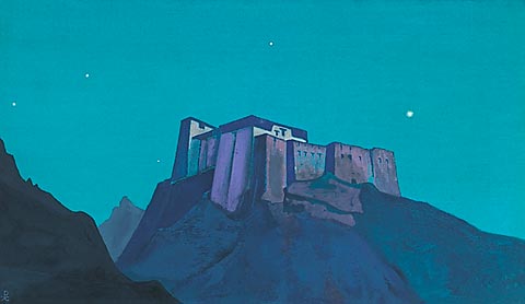 Tibet stronghold, 1932 - Nicolas Roerich